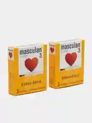 Презервативы Masculan 3 Classic, с колечками и пупырышками, 6 штук