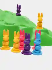 Развивающая настольная игра ходилка с Зайками и Моркофффкой)))