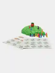 Развивающая настольная игра ходилка с Зайками и Моркофффкой)))