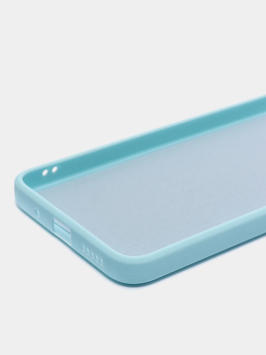 Небесно-голубой чехол Xiaomi Redmi 10C / Poco C40, Сяоми Редми 10С, силиконовый, с мягким подкладом