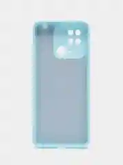 Небесно-голубой чехол Xiaomi Redmi 10C / Poco C40, Сяоми Редми 10С, силиконовый, с мягким подкладом