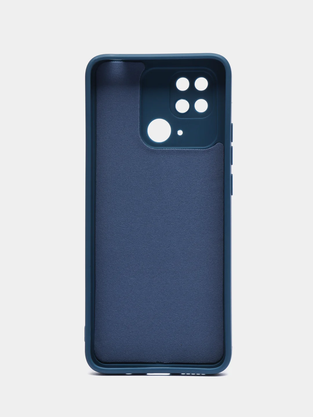 Индиго чехол Xiaomi Redmi 10C / Poco C40, Сяоми Редми 10С, силиконовый, с мягким подкладом