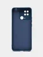 Индиго чехол Xiaomi Redmi 10C / Poco C40, Сяоми Редми 10С, силиконовый, с мягким подкладом
