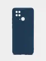 Индиго чехол Xiaomi Redmi 10C / Poco C40, Сяоми Редми 10С, силиконовый, с мягким подкладом