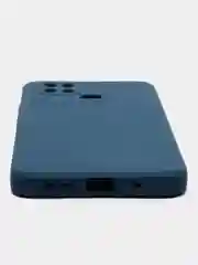 Индиго чехол Xiaomi Redmi 10C / Poco C40, Сяоми Редми 10С, силиконовый, с мягким подкладом