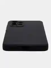 Черный чехол Samsung Galaxy A33 (Самсунг Галакси А33) силиконовый с мягким подкладом