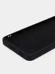 Черный чехол Samsung Galaxy A33 (Самсунг Галакси А33) силиконовый с мягким подкладом