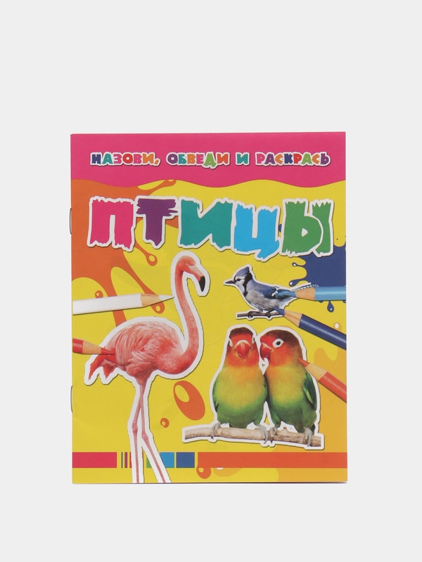Раскраска "Птицы", для детей 3-6 лет