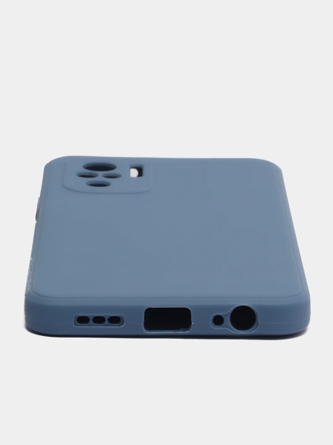 Синий меланж чехол Xiaomi Redmi Note 10 4G, Note 10S, Poco M5S силиконовый (Редми Нот 10С, Поко М5С)