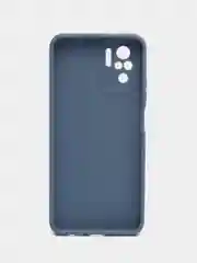 Синий меланж чехол Xiaomi Redmi Note 10 4G, Note 10S, Poco M5S силиконовый (Редми Нот 10С, Поко М5С)