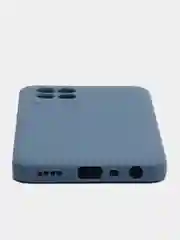 Синий меланж силиконовый чехол для Realme 8i, Narzo 50 (Реалми 8 ай, Нарзо 50), прозрачный