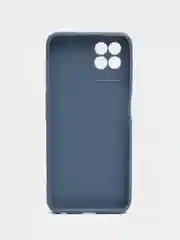 Синий меланж силиконовый чехол для Realme 8i, Narzo 50 (Реалми 8 ай, Нарзо 50), прозрачный