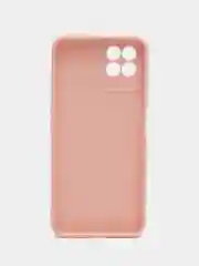 Пудровый силиконовый чехол для Realme 8i, Narzo 50 (Реалми 8 ай, Нарзо 50), прозрачный