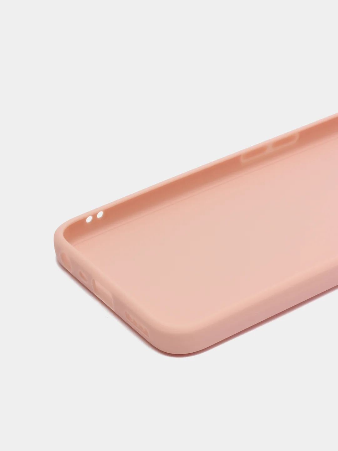 Пудровый силиконовый чехол для Realme 8i, Narzo 50 (Реалми 8 ай, Нарзо 50), прозрачный