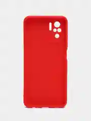 Красный чехол Xiaomi Redmi Note 10 4G, Note 10S, Poco M5S силиконовый (Редми Нот 10С, Поко М5С)