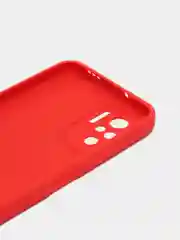 Красный чехол Xiaomi Redmi Note 10 4G, Note 10S, Poco M5S силиконовый (Редми Нот 10С, Поко М5С)