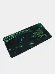 Желтый игровой коврик компьютерный, для мыши и клавиатуры, большой, 60*30 см