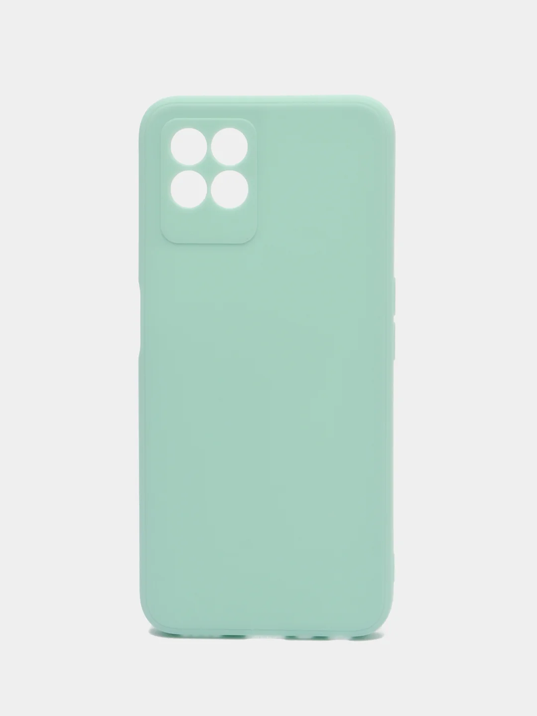 Мятный силиконовый чехол для Realme 8i, Narzo 50 (Реалми 8 ай, Нарзо 50), прозрачный