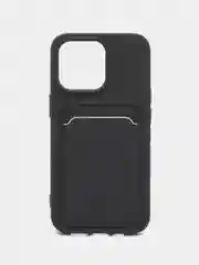 Черный чехол с карманом для карт для iPhone 13, Pro, Pro Max, mini, разные цвета