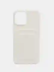 Белый чехол с карманом для карт для iPhone 13, Pro, Pro Max, mini, разные цвета