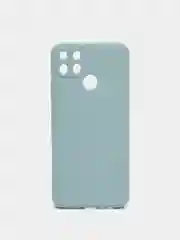 Светло-синий чехол для Realme C12, C25, C25S силиконовый (Реалми С12, С25, С25С)