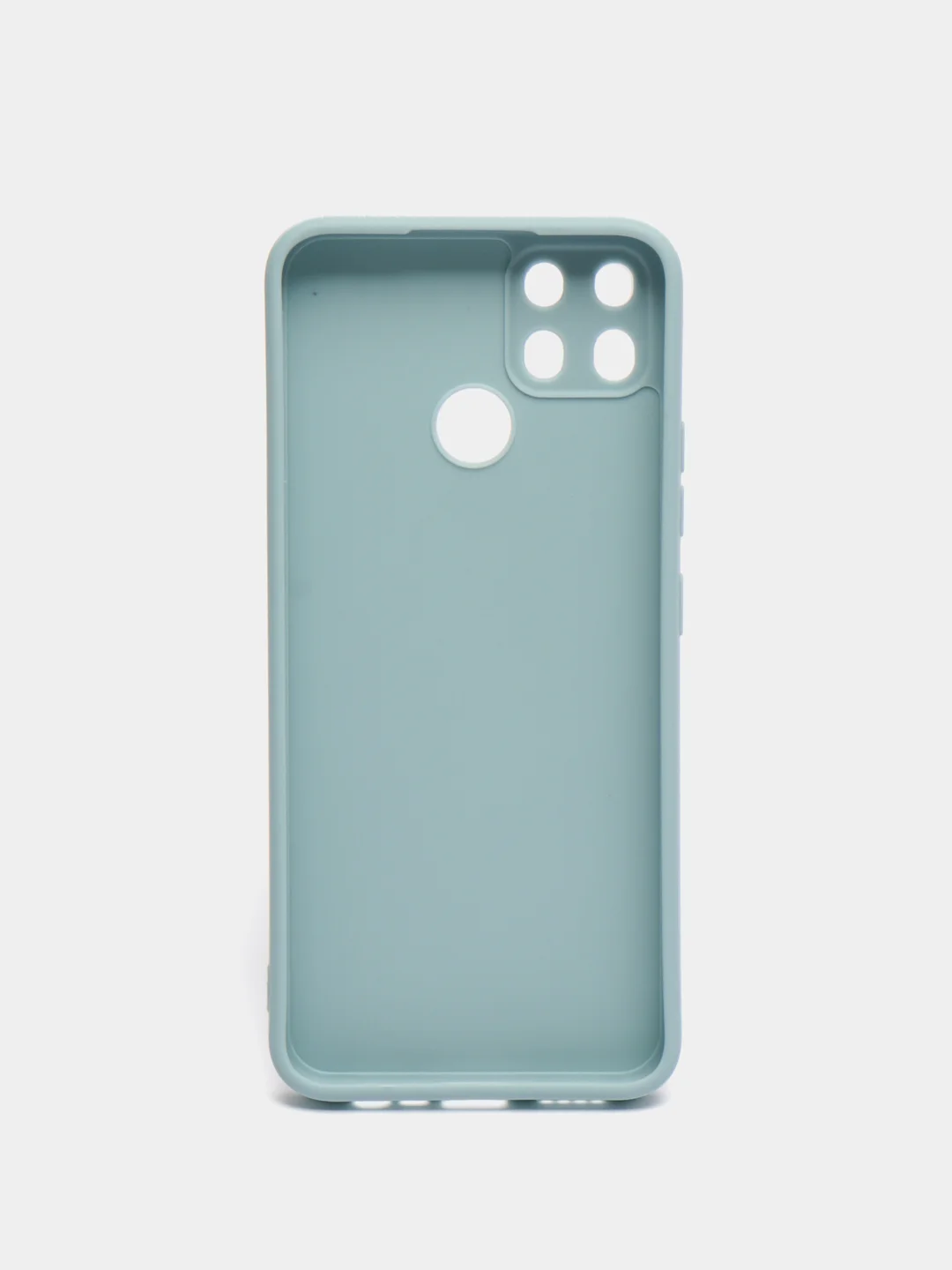 Светло-синий чехол для Realme C12, C25, C25S силиконовый (Реалми С12, С25, С25С)