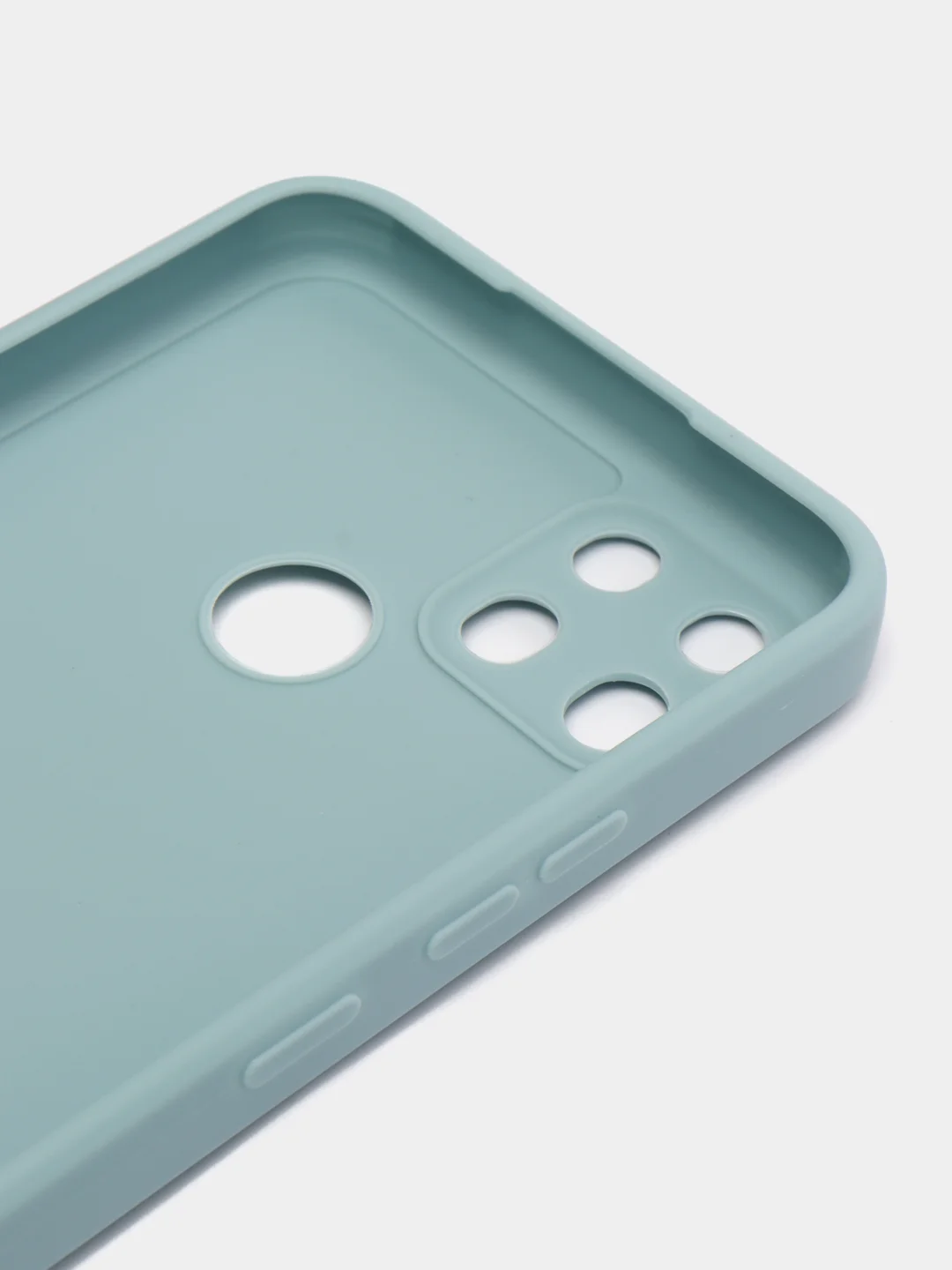Светло-синий чехол для Realme C12, C25, C25S силиконовый (Реалми С12, С25, С25С)