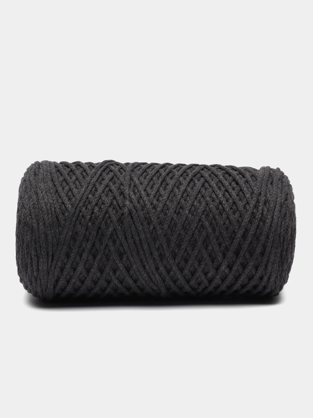 Тёмно-серый пряжа для макраме Arachna "Macrame Mini"