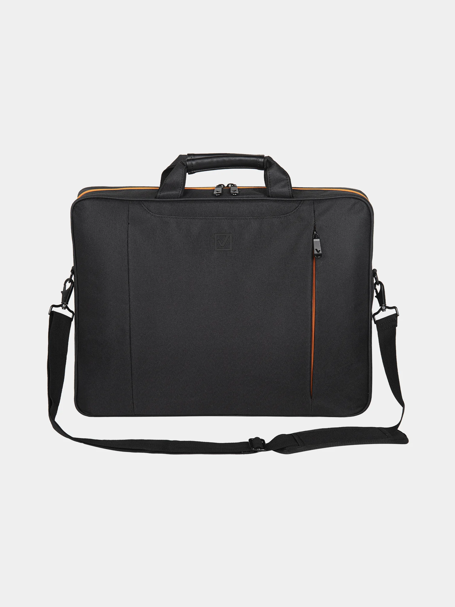 Сумка-портфель Brauberg Office, с отделением для ноутбука, 17,3", черная, 34 х 44 х 6 см