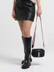 Черный сумка женская через плечо, базовая