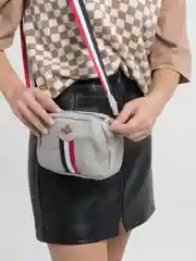 Серебряный сумка женская через плечо, базовая