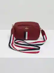 Алый сумка женская через плечо, базовая