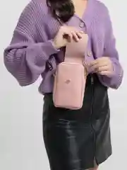 Конфетный сумка женская для телефона через плечо