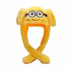 Шапка с поднимающимися ушами пикачу