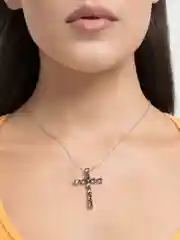 Цепочка на шею с подвеской крестик