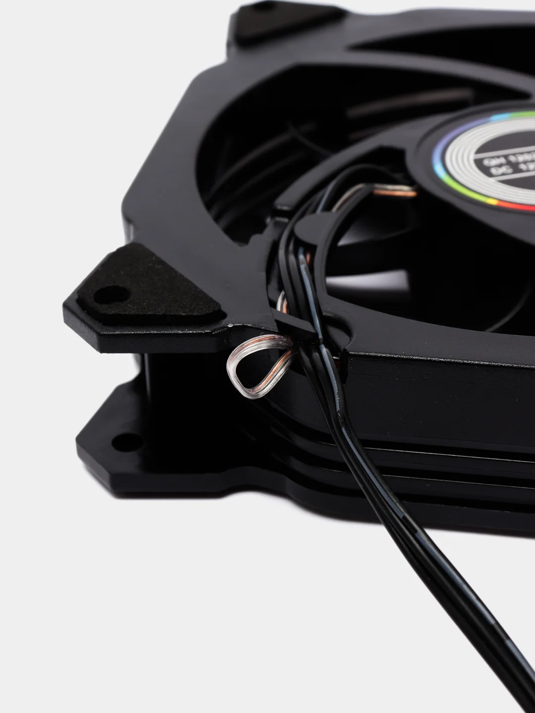 Кулер вентилятор для корпуса компьютера, с RGB подсветкой, корпусный, 12 см