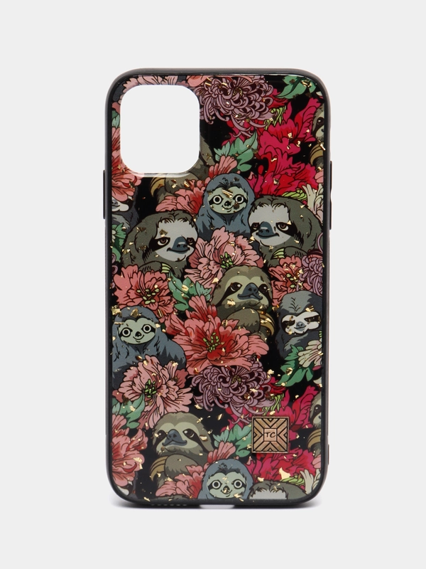 Чехол для iPhone 11 "Ленивцы"