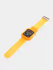 Оранжевый ремешок силиконовый для Apple Watch 42/44/45 с защитой корпуса от повреждений