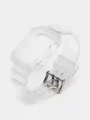 Прозрачный ремешок силиконовый для Apple Watch 42/44/45 с защитой корпуса от повреждений
