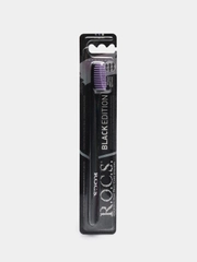 Зубная щетка средняя ROCS Black Edition Classic