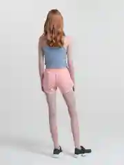 Розовый женские спортивные шорты, хлопковые