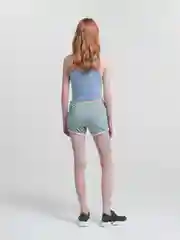 Зеленый женские спортивные шорты, хлопковые