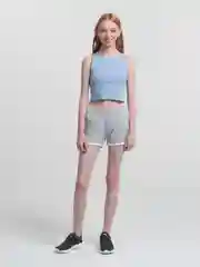 Серый женские спортивные шорты, хлопковые
