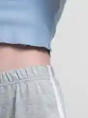 Серый женские спортивные шорты, хлопковые