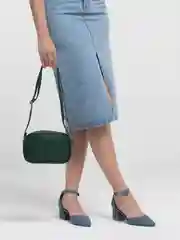 Зеленый сумка женская, маленькая