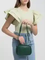 Зеленый сумка женская, маленькая