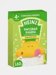 Каша детская Heinz, рисовая, с 4 месяцев, низкоаллергенная, безмолочная, 160 г