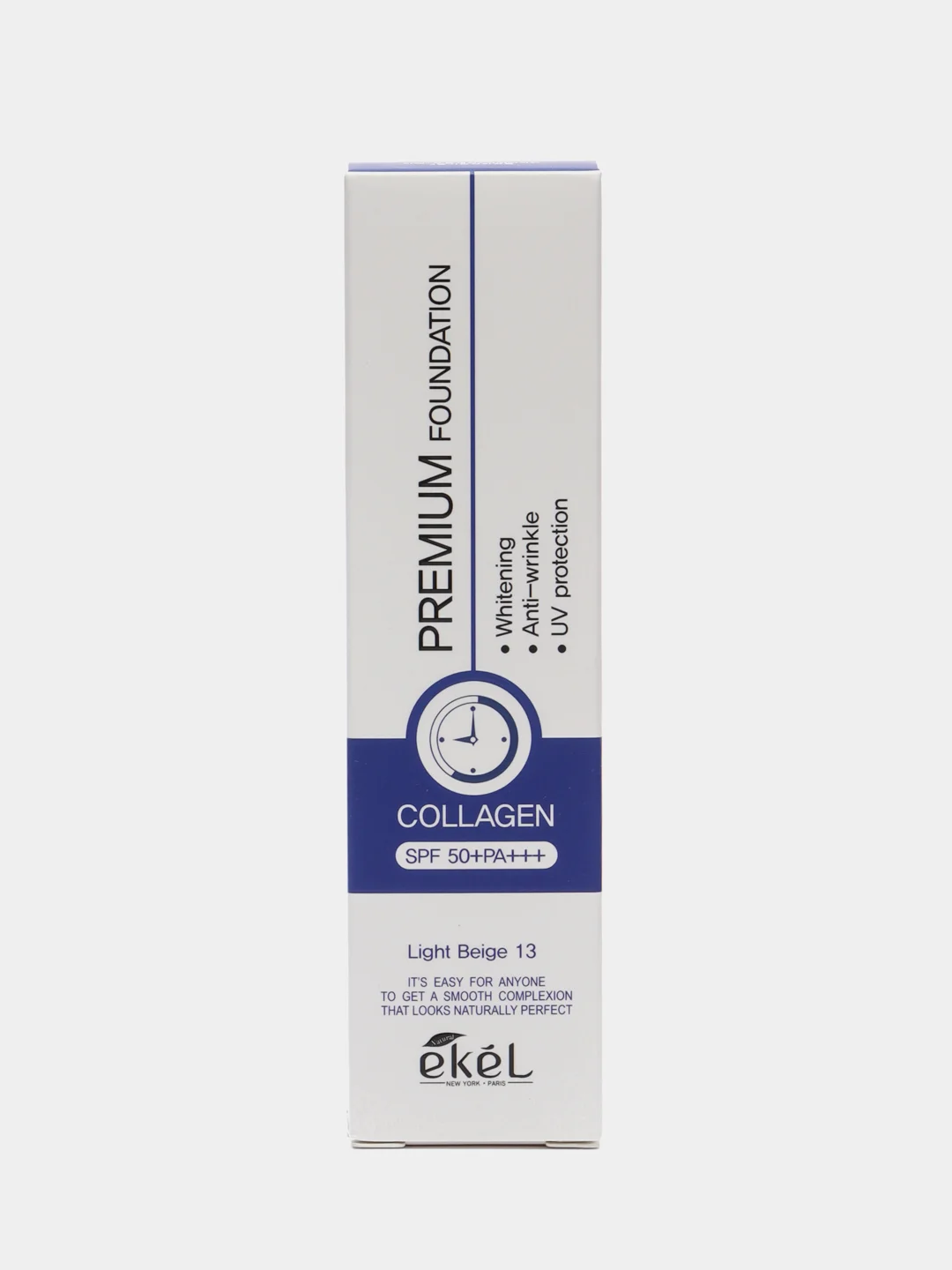 Корейский тональный крем Ekel Collagen premium foundation SPF50+PA+++, 100 мл