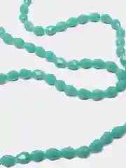 Лесной зеленый бусины стеклянные в форме капли, матовые