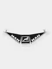 Черный вымпел "МАN", "Спаси и сохрани", 47 х 12 см
